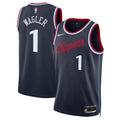 Unisex Keaton Wagler LA Clippers Replica Icon Swingman NBA Basketball Jersey - Navy - view 1