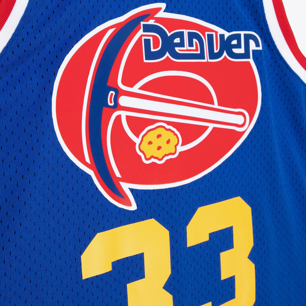 Men's Denver Nuggets David Thompson 1975 Dark NBA Basketball Jersey - Royal Blue - view 5