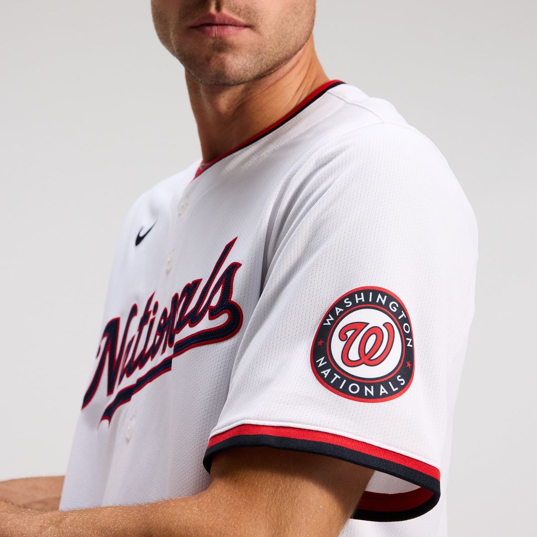 Men's Washington Nationals Dylan Crews White Home Limited MLB Baseball Jersey - view 9