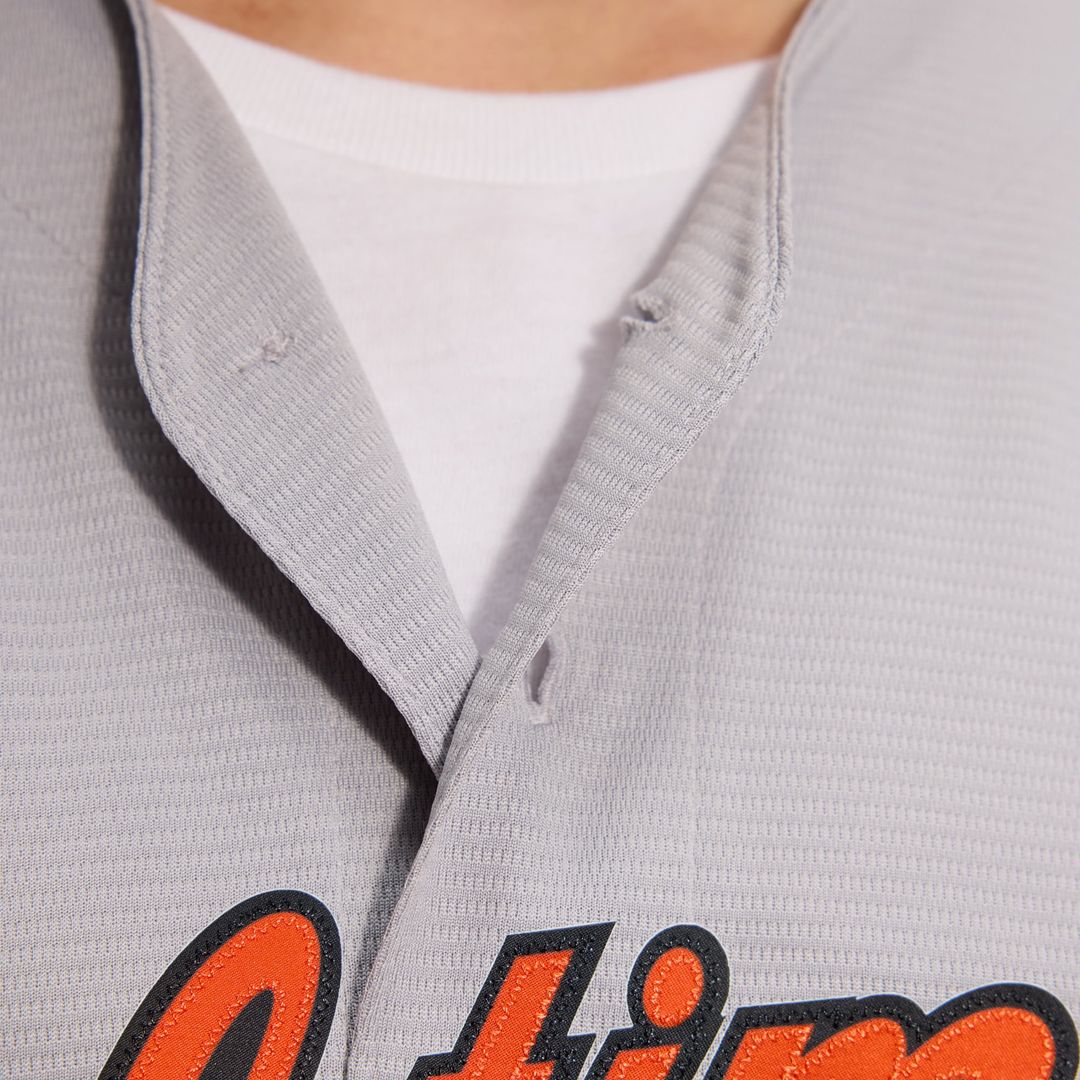 Men's Baltimore Orioles White Home Replica MLB Baseball Jersey - view 32