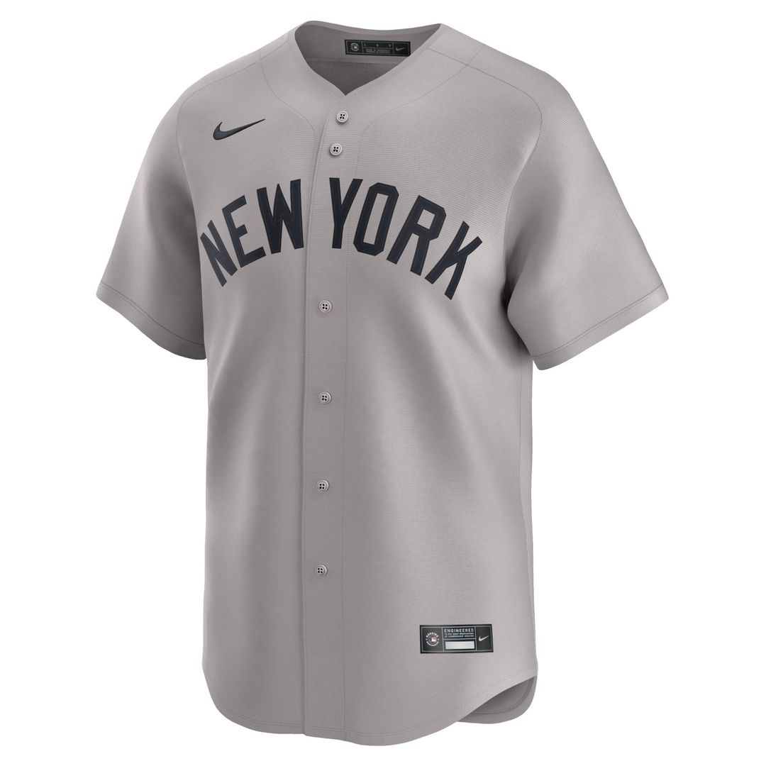 Men's New York Yankees Anthony Volpe Gray Away Limited MLB Baseball Jersey - view 5