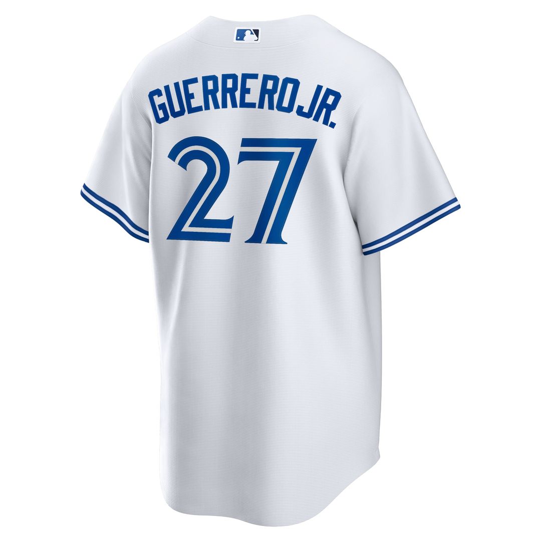 Men's Toronto Blue Jays Vladimir Guerrero Jr. White Home Replica Player Name MLB Baseball Jersey - view 3