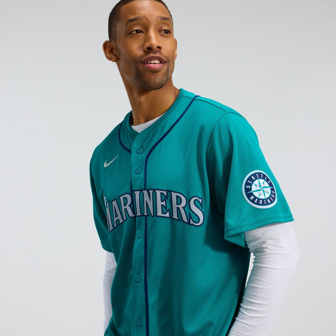 Men's Seattle Mariners Cal Raleigh Teal Alternate Limited MLB Baseball Jersey - view 11