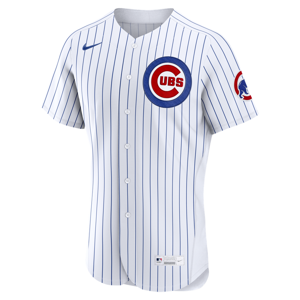 Men's Chicago Cubs Dansby Swanson White Home MLB Baseball Jersey - view 2