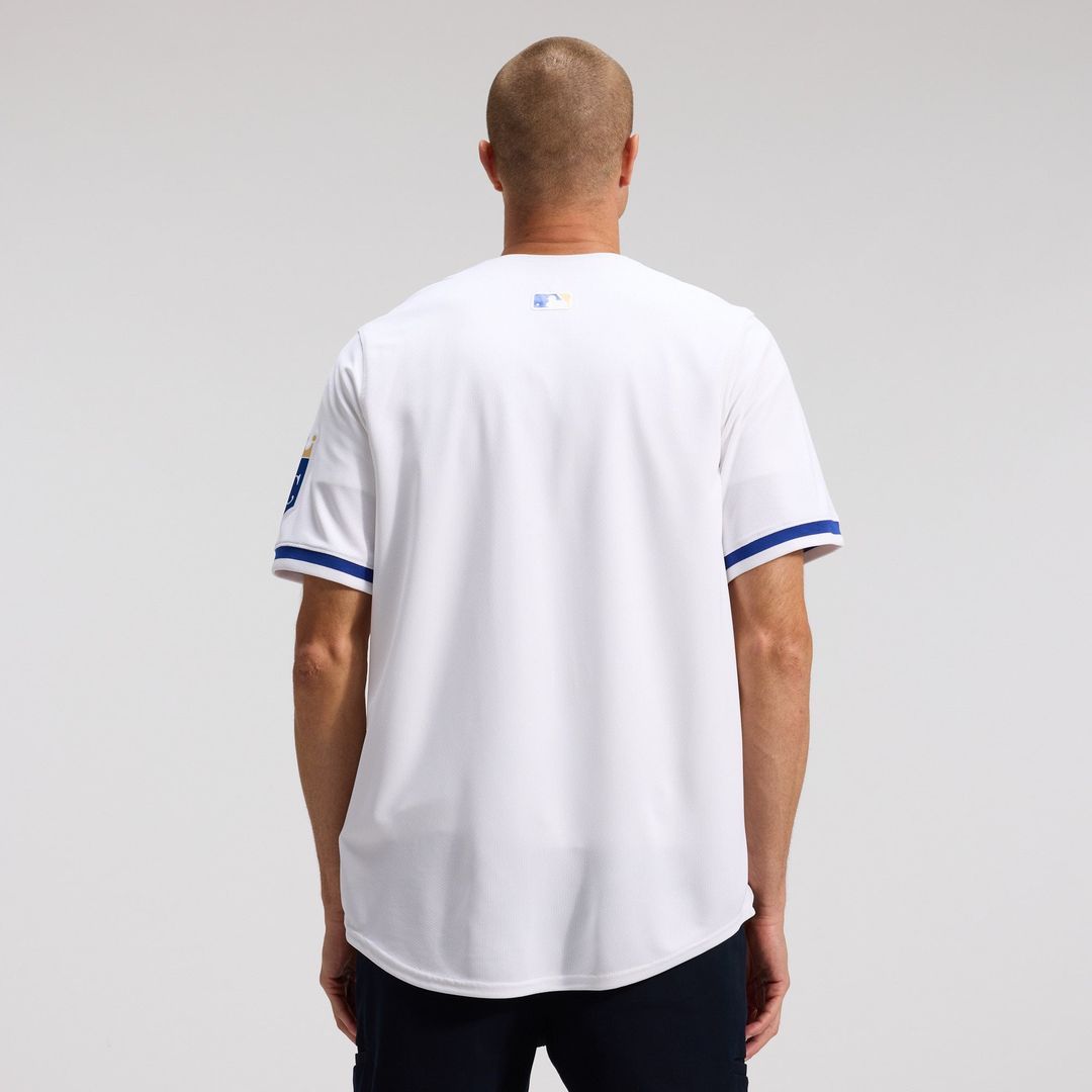 Men's Kansas City Royals White Home Limited MLB Baseball Jersey - view 2