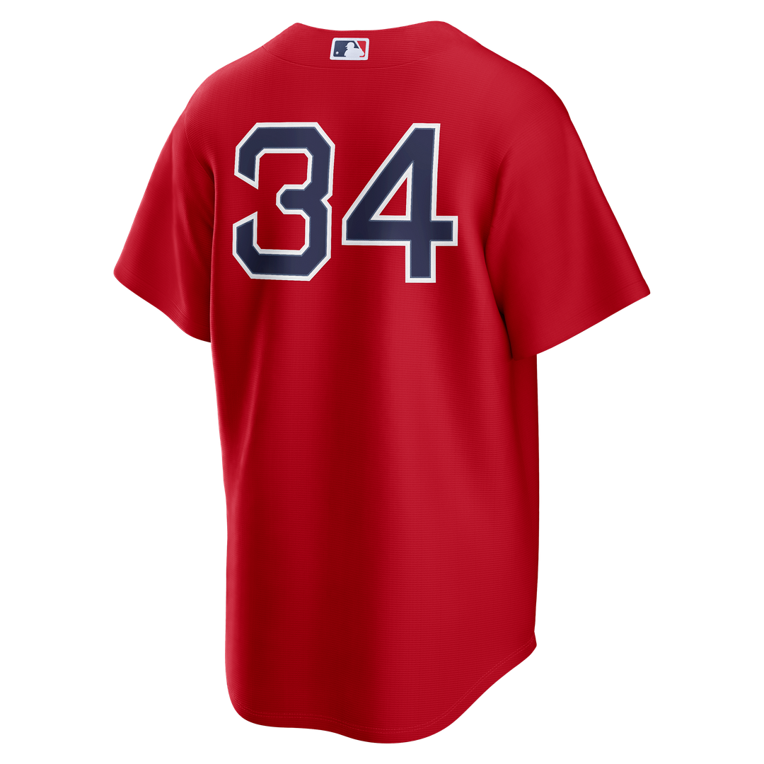 Men's Boston Red Sox David Ortiz Red Alternate Replica MLB Baseball Jersey - view 3