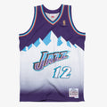 Men's Utah Jazz Swingman NBA Basketball Jersey Road John Stockton 1996-97 - view 1
