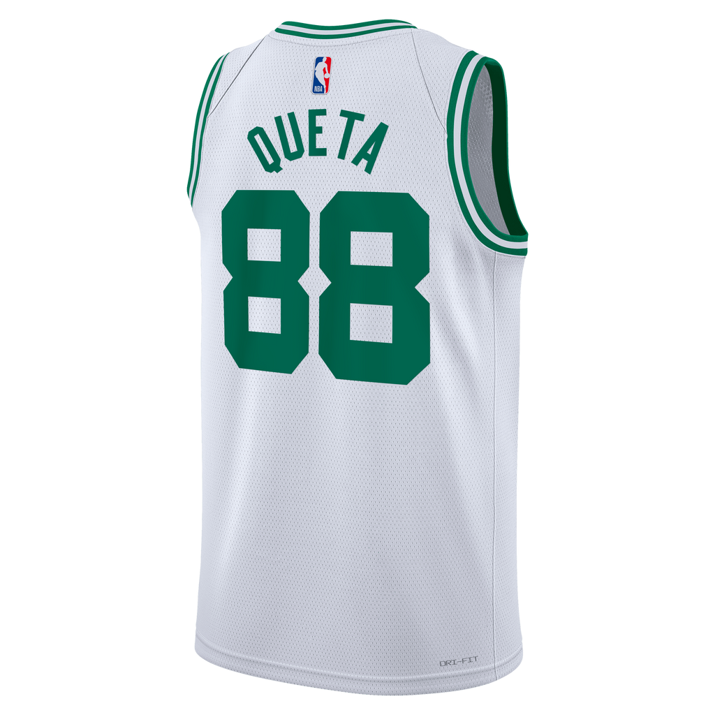 Unisex Neemias Queta Boston Celtics Association Edition Swingman NBA Basketball Jersey - White - view 4