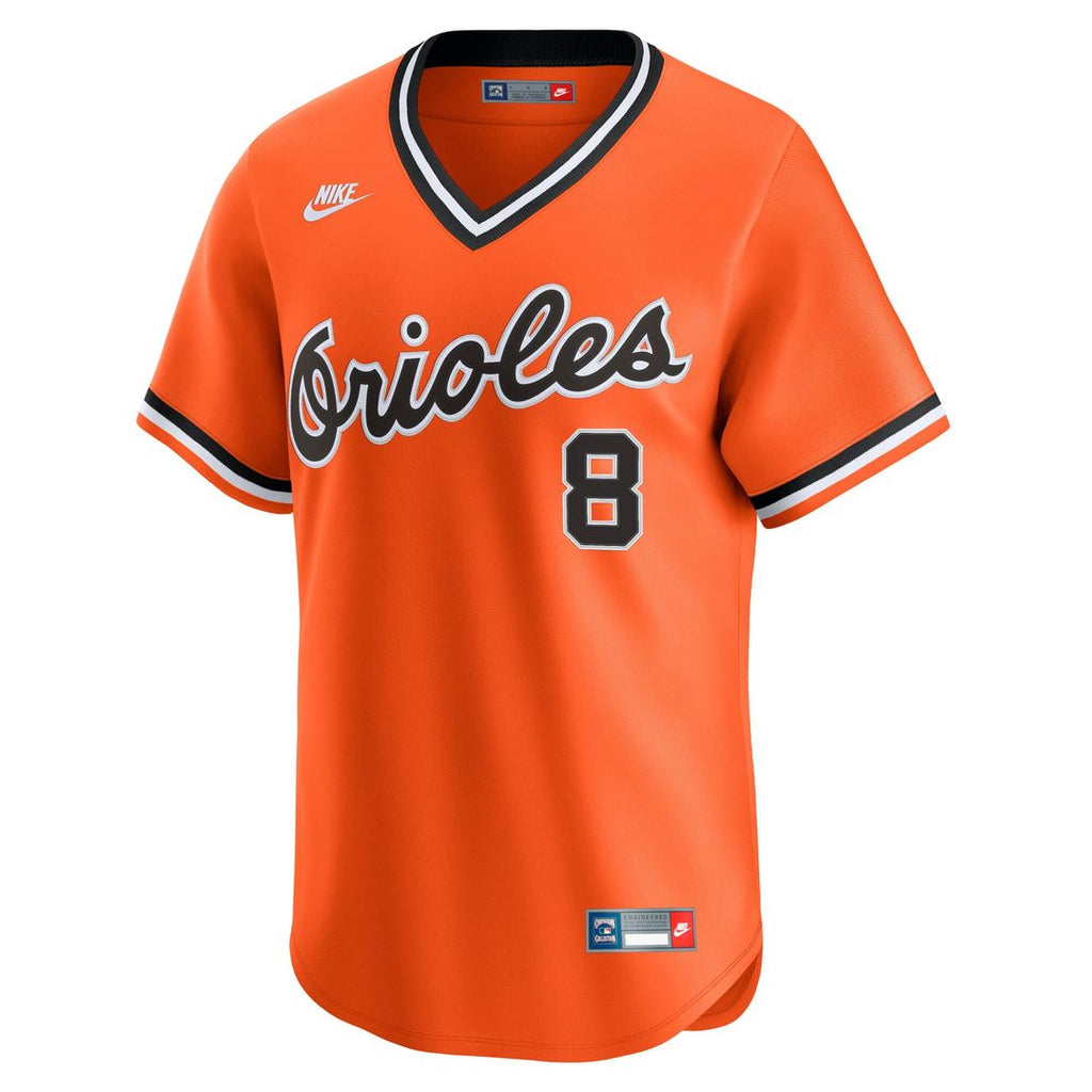 Men's Baltimore Orioles Cal Ripken Sr. Orange Throwback Cooperstown Collection Limited MLB Baseball Jersey - view 2