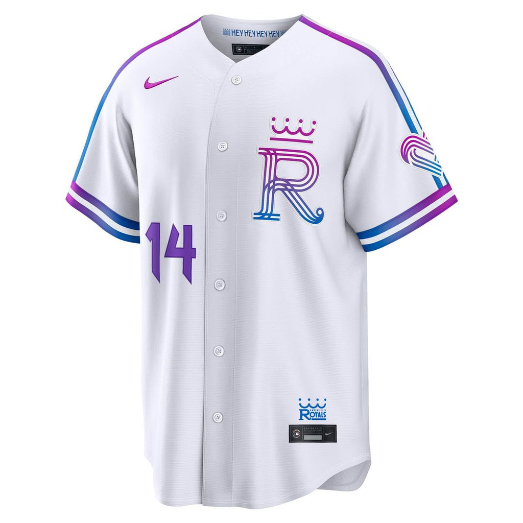 Men's Kansas City Royals Jac Caglianone White 2026 City Connect Stadium MLB Baseball Jersey - view 2