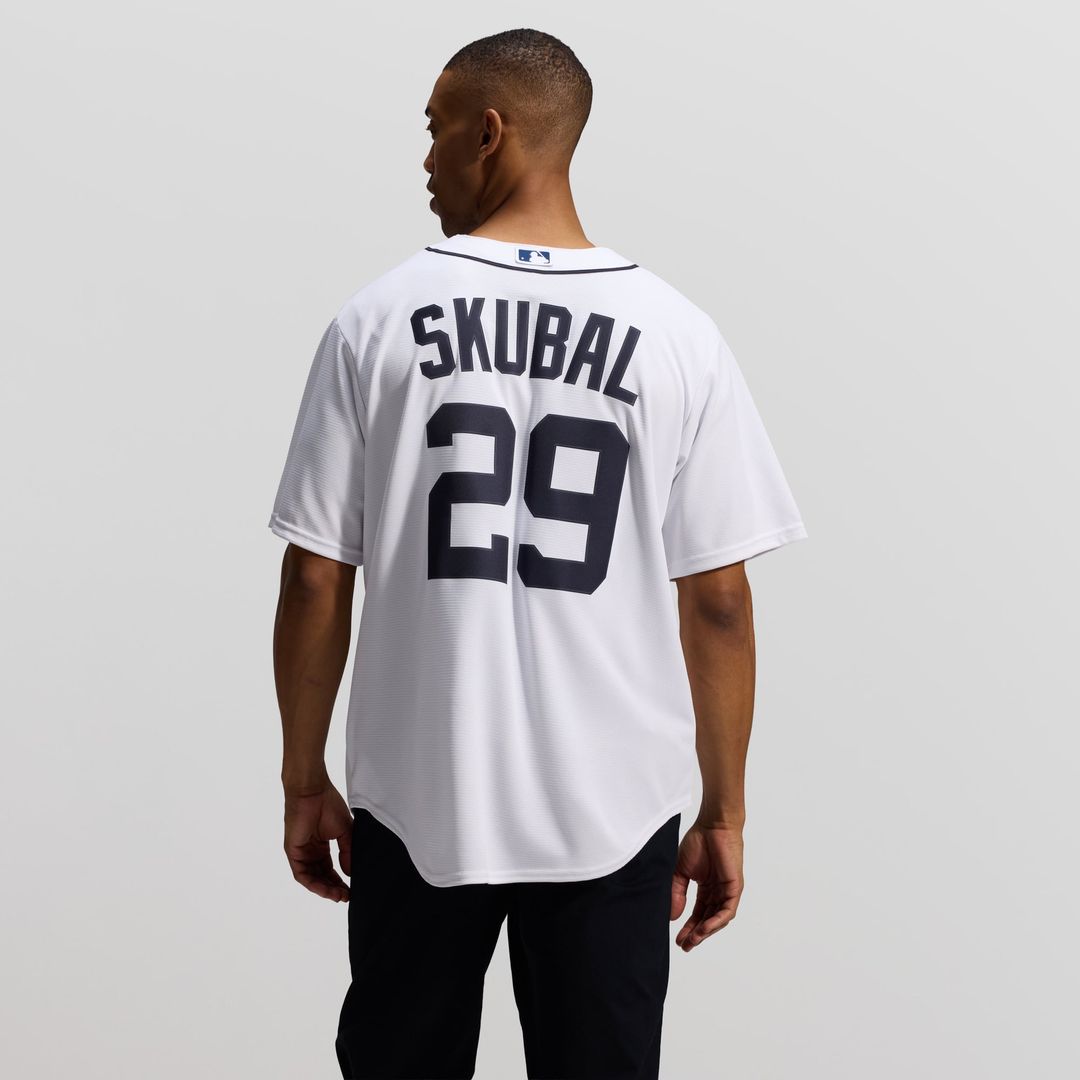 Men's Detroit Tigers Tarik Skubal White Home Limited MLB Baseball Jersey - view 6