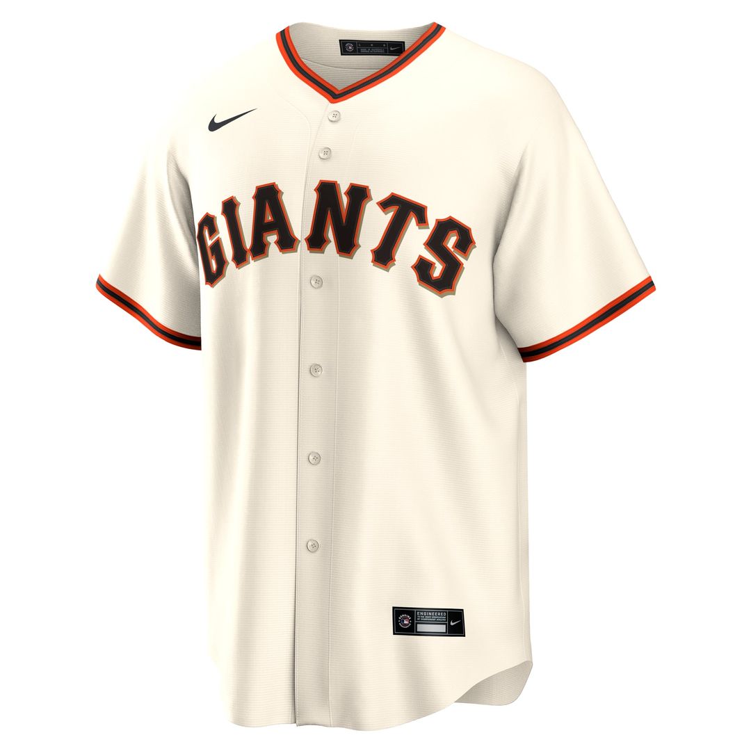 Men's San Francisco Giants Willy Adames Cream Home Replica MLB Baseball Jersey - view 2