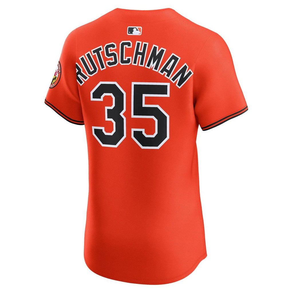 Men's Baltimore Orioles Adley Rutschman White Home Elite MLB Baseball Jersey - view 9