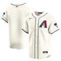 Men's Arizona Diamondbacks Cream Home Limited MLB Baseball Jersey - view 1