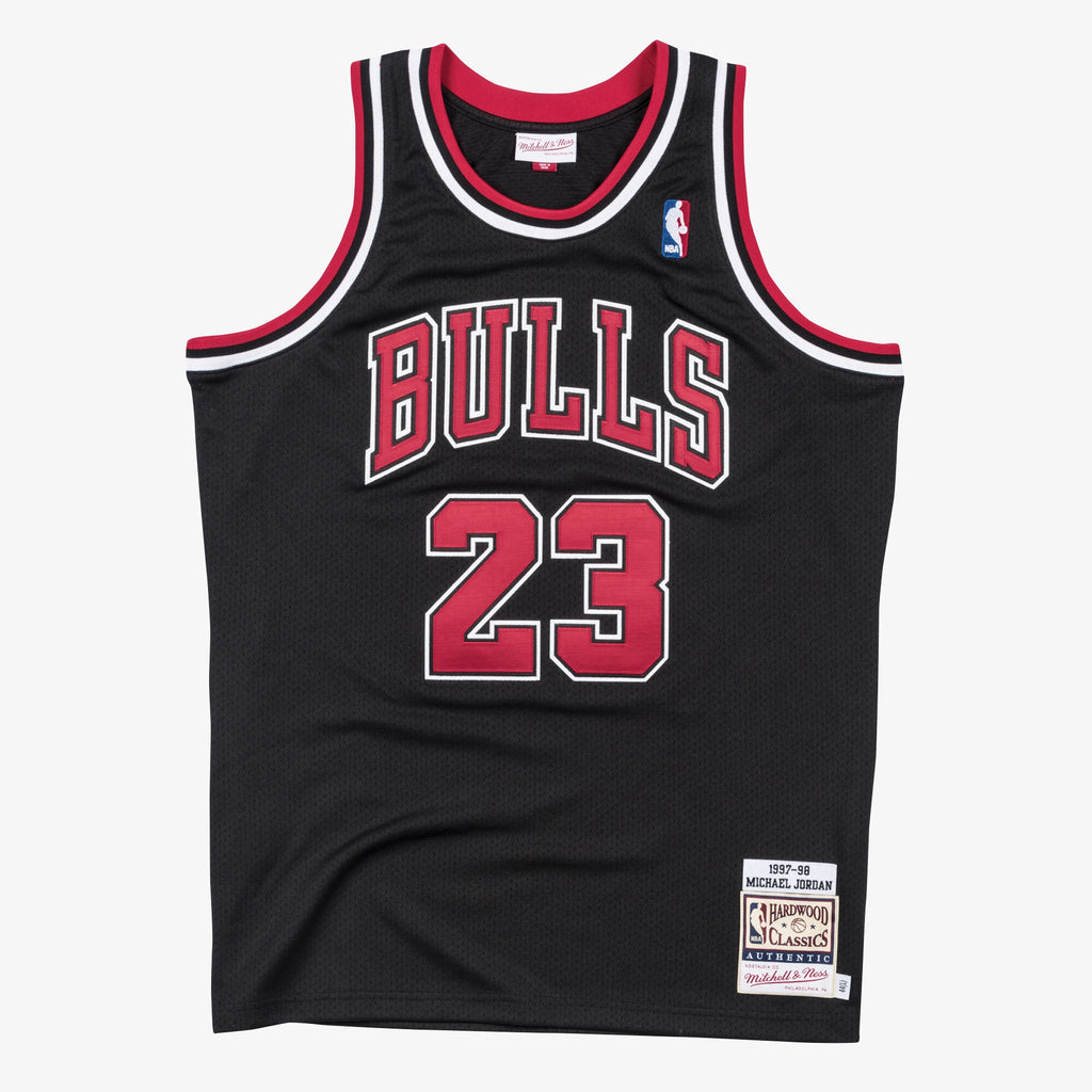 Men's Chicago Bulls NBA Basketball Jersey Alternate Michael Jordan 1997-98 - view 1