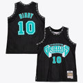 Men's Vancouver Grizzlies Mike Bibby 1998 Team Color Swingman NBA Basketball Jersey - Black - view 1