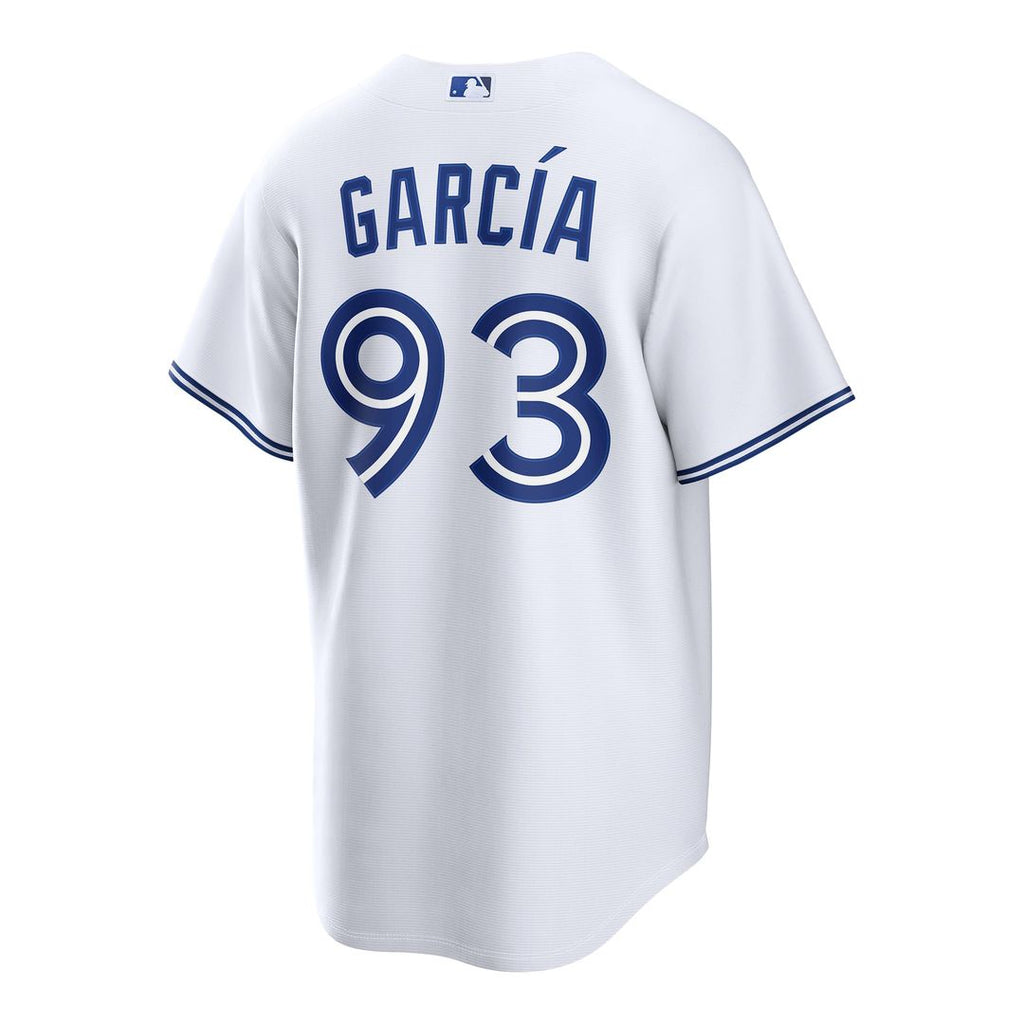 Men's Toronto Blue Jays Yimi García White Home Replica MLB Baseball Jersey - view 3