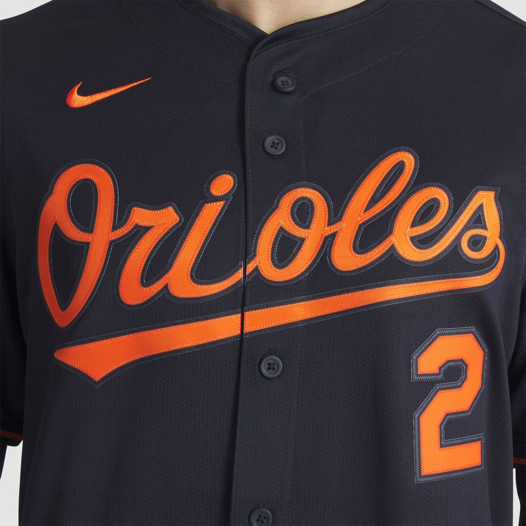 Men's Baltimore Orioles Gunnar Henderson Black Alternate Limited MLB Baseball Jersey - view 21