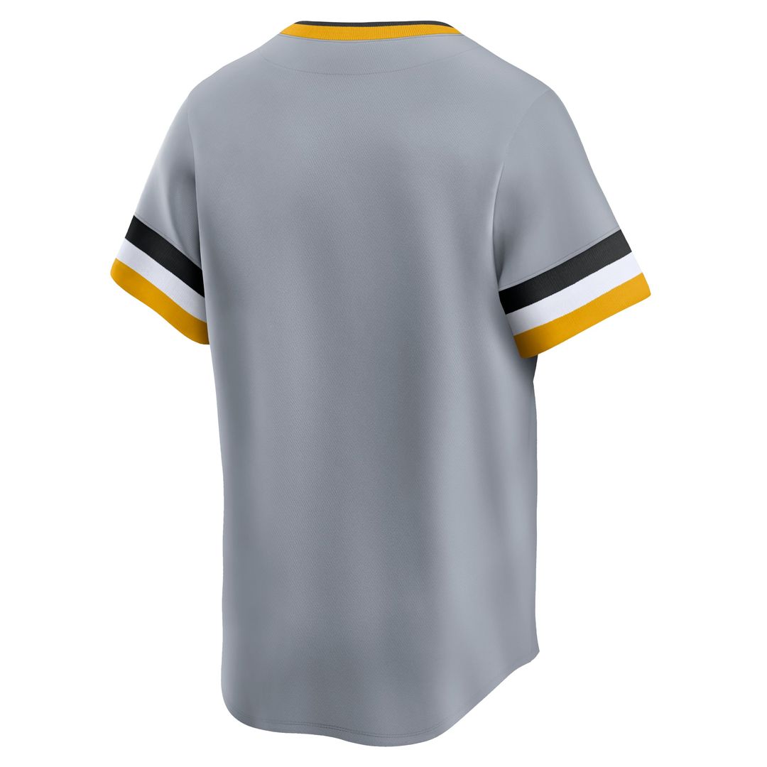 Men's Pittsburgh Pirates Gray Cooperstown Collection Limited MLB Baseball Jersey - view 3