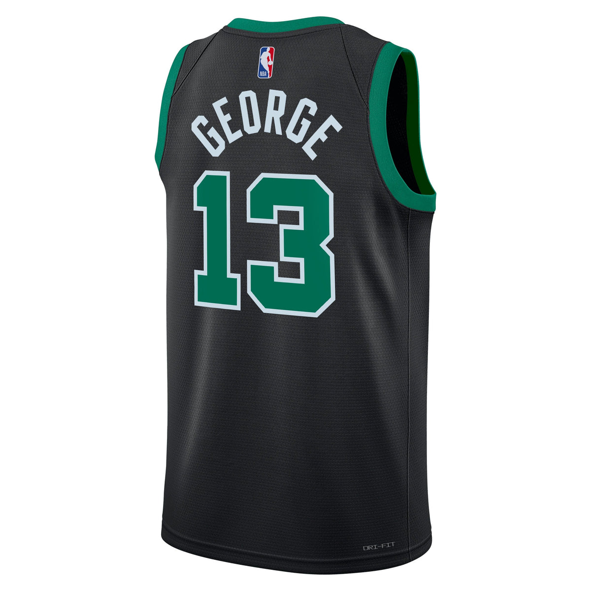 Unisex Paul George Boston Celtics Statement Edition Swingman NBA Basketball Jersey - Black - view 4