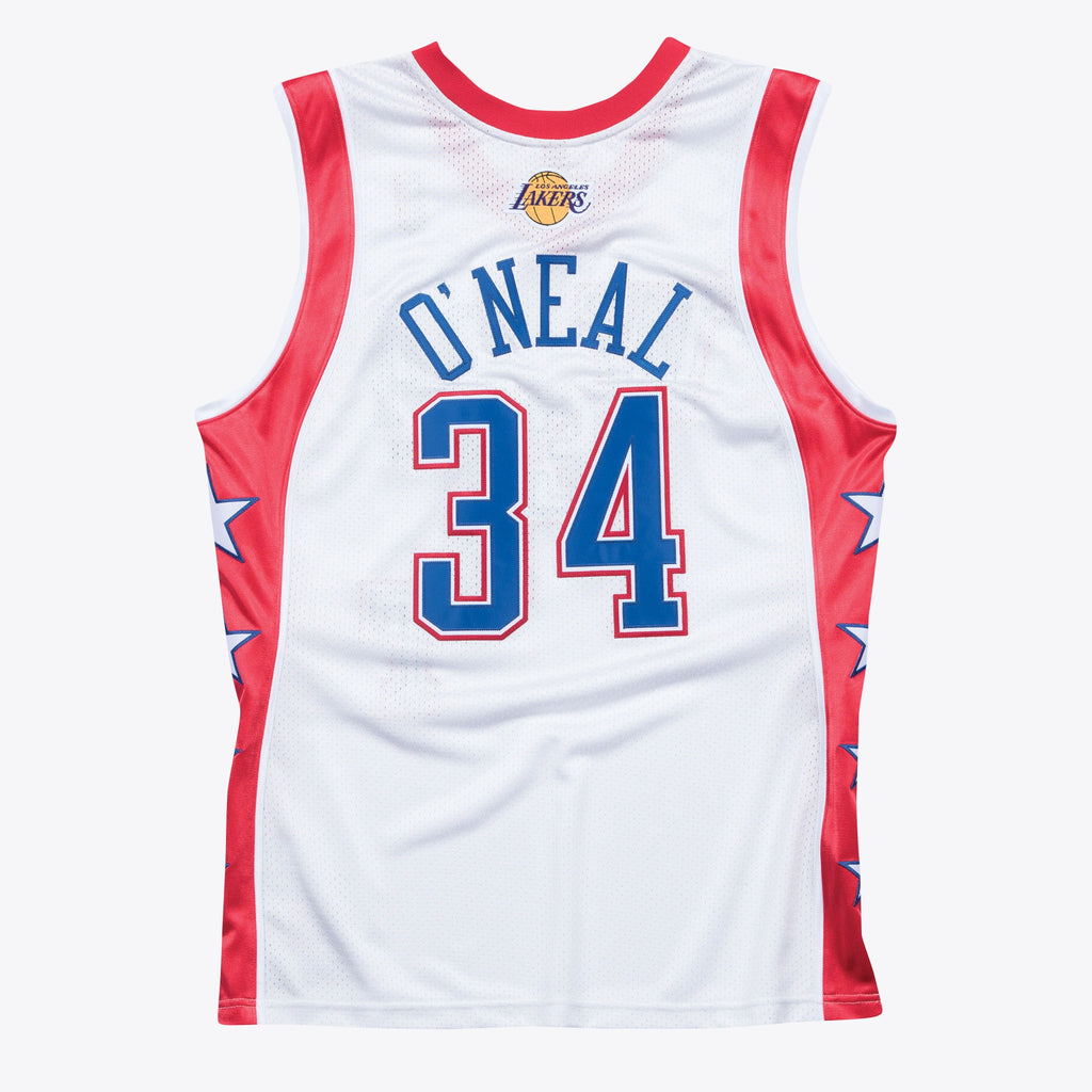 Men's NBA 2004 West Shaquille ONeal All-Star Jersey - White - view 2