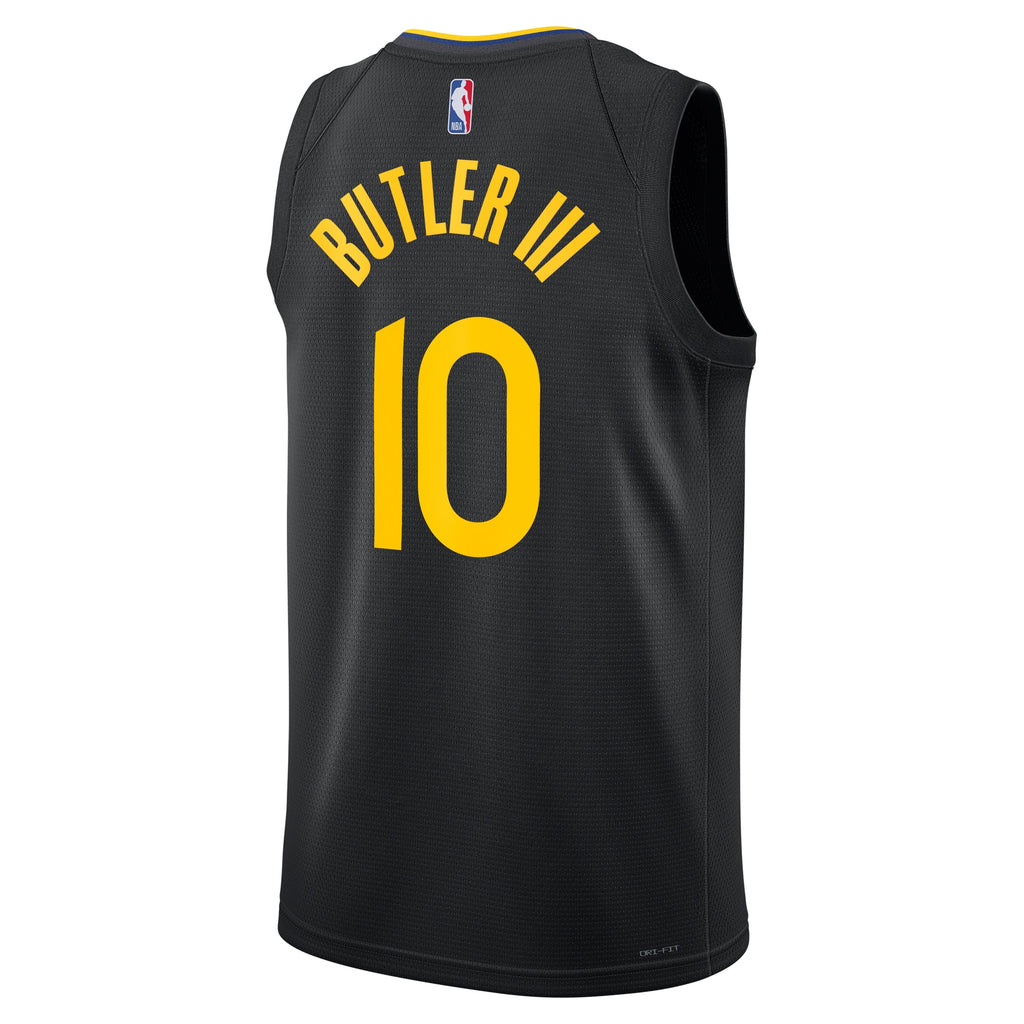 Unisex Jimmy Butler III Golden State Warriors 2024/25 Statement Edition Swingman NBA Basketball Jersey - Black - view 4