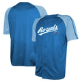 Men's Kansas City Royals Royal Team Raglan MLB Baseball Jersey - view 1