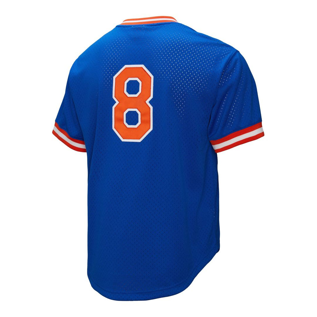 Men's New York Mets Gary Carter Royal Big & Tall Cooperstown Collection Mesh Batting Practice MLB Baseball Jersey - view 3