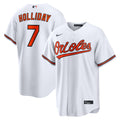 Men's Baltimore Orioles Jackson Holliday White Home Replica MLB Baseball Jersey - view 1