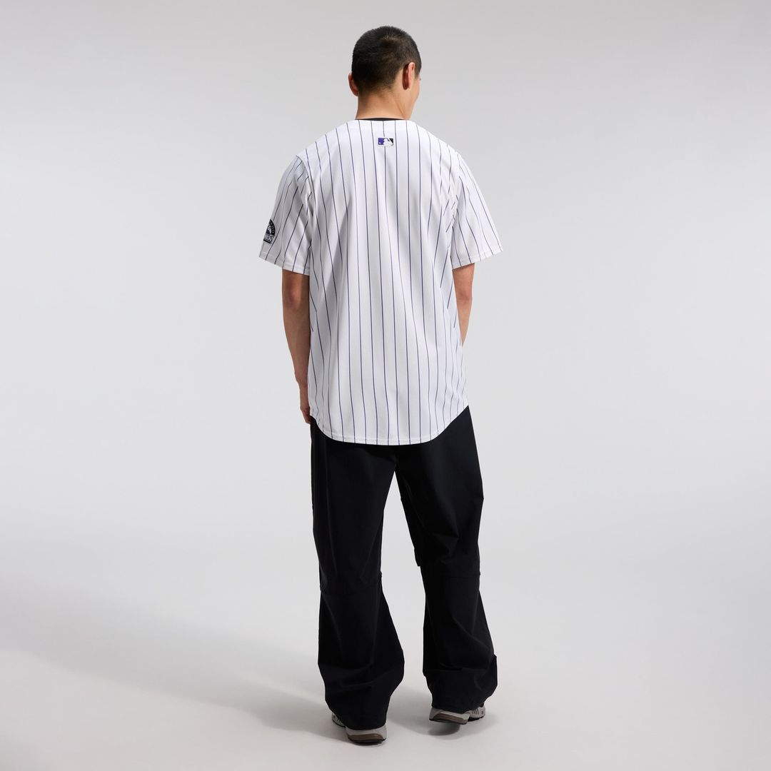 Men's Colorado Rockies White Home Limited MLB Baseball Jersey - view 3