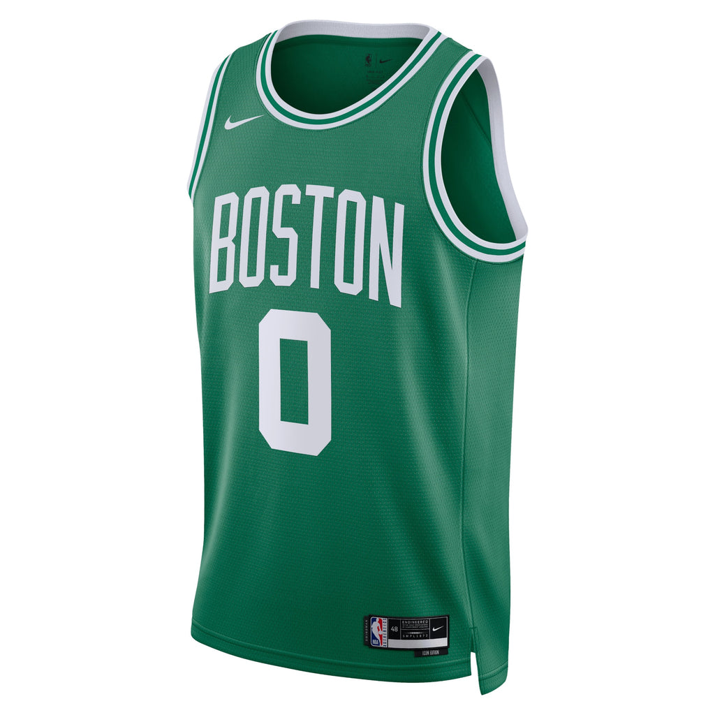 Unisex Jayson Tatum Boston Celtics Icon Edition Swingman NBA Basketball Jersey - Kelly Green - view 2