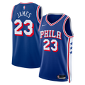 Unisex Lebron James Philadelphia 76ers Icon Edition Swingman NBA Basketball Jersey - Royal - view 1