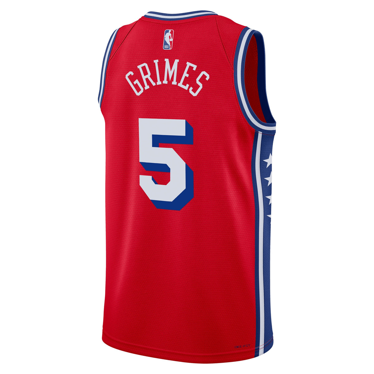Unisex Quentin Grimes Philadelphia 76ers Statement Edition Swingman NBA Basketball Jersey - Red - view 4