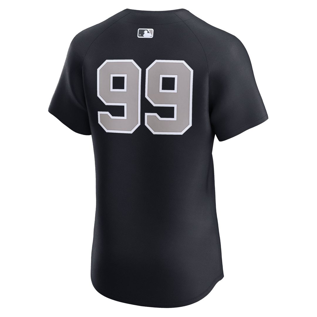 Men's New York Yankees Aaron Judge Navy Alternate Elite MLB Baseball Jersey - view 3