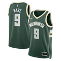 Unisex Kel'el Ware Milwaukee Bucks Icon Edition Swingman NBA Basketball Jersey - White - view 1