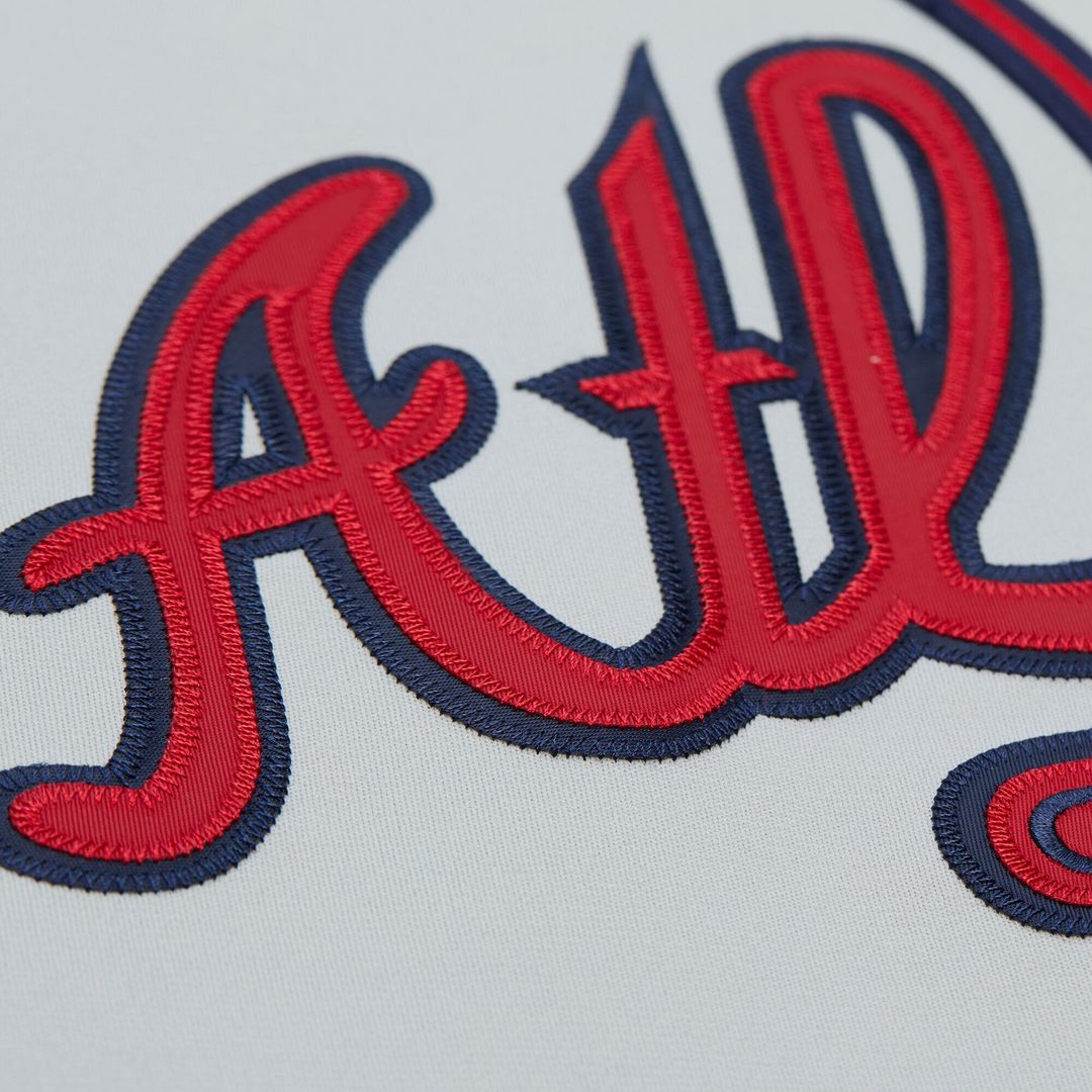 Men's Atlanta Braves Chipper Jones Gray 1995 Throwback MLB Baseball Jersey - view 7