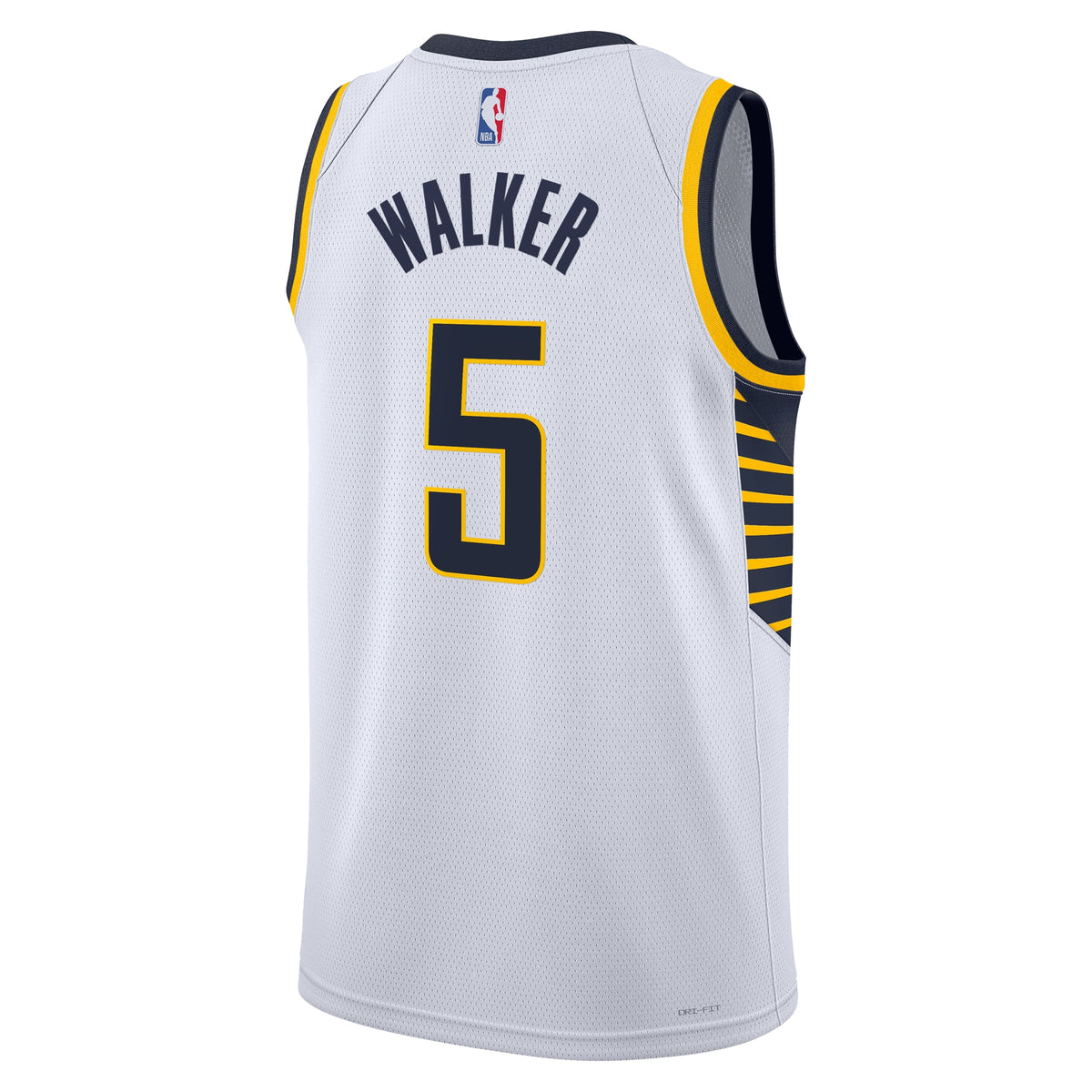 Unisex Jarace Walker Indiana Pacers Association Edition Swingman NBA Basketball Jersey - White - view 4