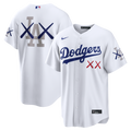 Men's Los Angeles Dodgers White Stadium MLB Baseball Jersey - view 1