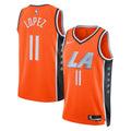 Unisex Brook Lopez LA Clippers 2025/26 City Edition Swingman NBA Basketball Jersey - Orange - view 1