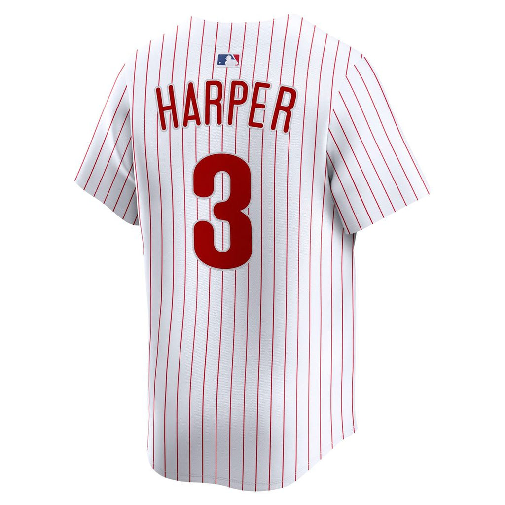 Men's Philadelphia Phillies Bryce Harper Gray Road Limited MLB Baseball Jersey - view 9