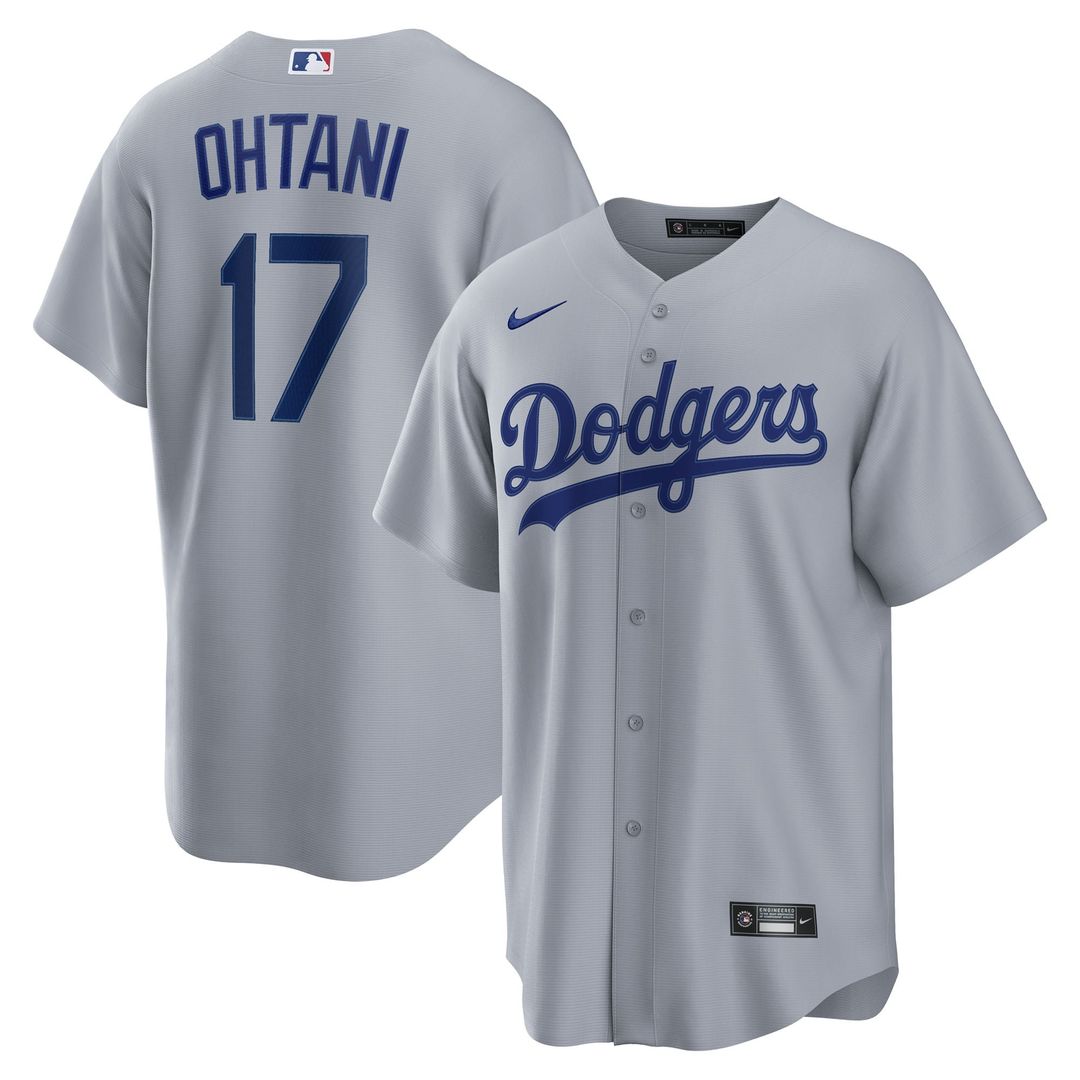 Men's Los Angeles Dodgers Shohei Ohtani Royal Alternate Replica MLB Baseball Jersey - view 7