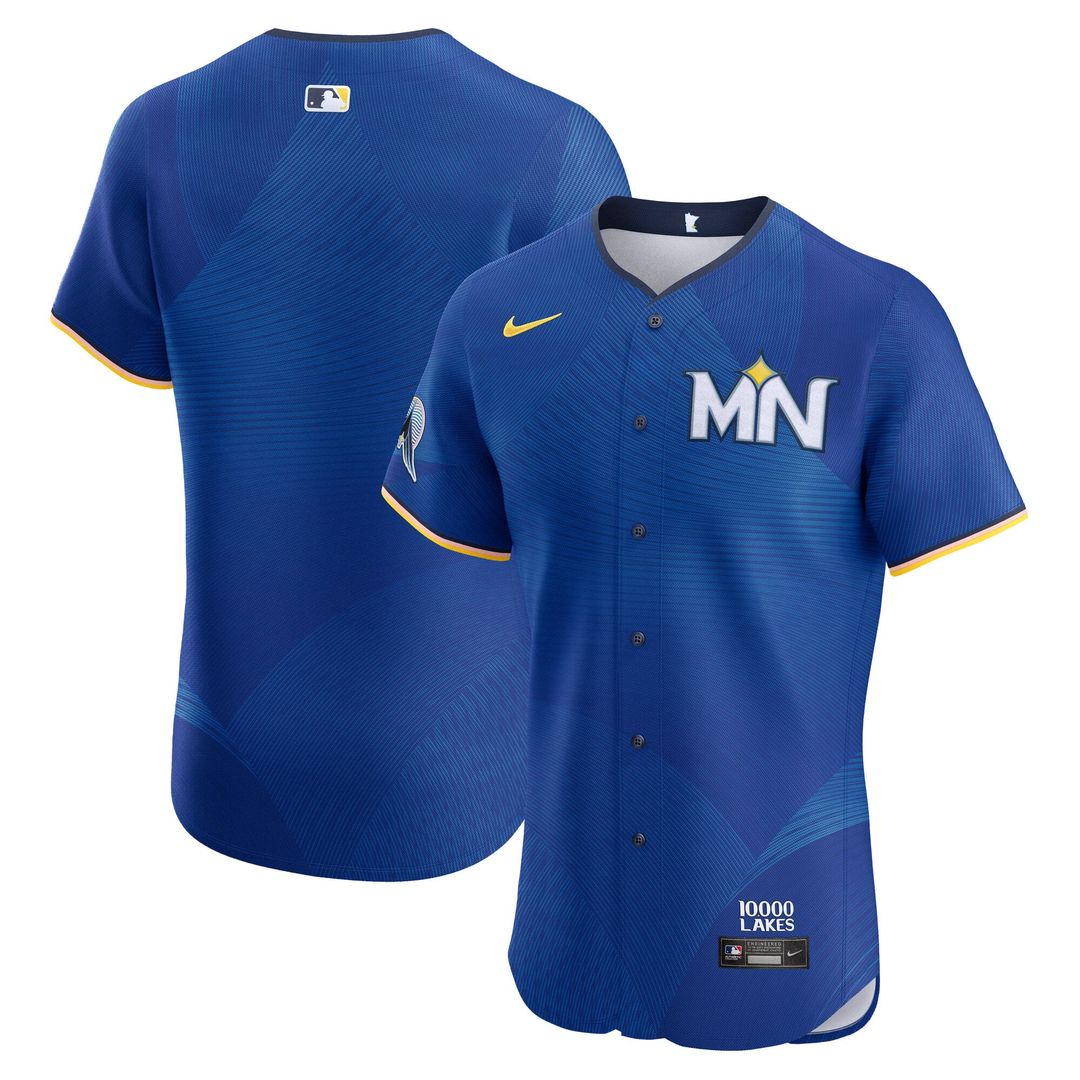 Men's Minnesota Twins Royal City Connect Elite MLB Baseball Jersey - view 1