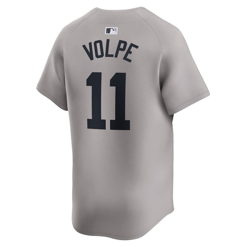 Men's New York Yankees Anthony Volpe Gray Away Limited MLB Baseball Jersey - view 3