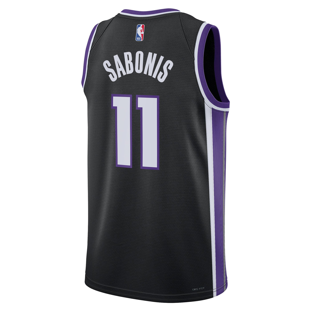 Unisex Domantas Sabonis Sacramento Kings Icon Edition Swingman NBA Basketball Jersey - Black - view 4