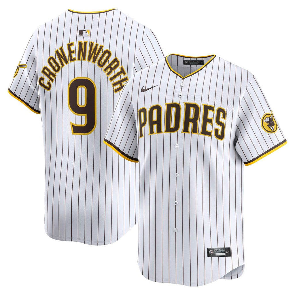 Men's San Diego Padres Jake Cronenworth White Home Limited MLB Baseball Jersey - view 1