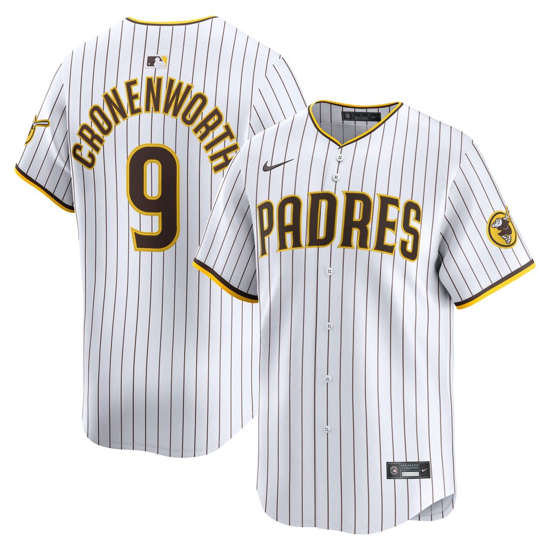 Men's San Diego Padres Jake Cronenworth White Home Limited MLB Baseball Jersey - view 1