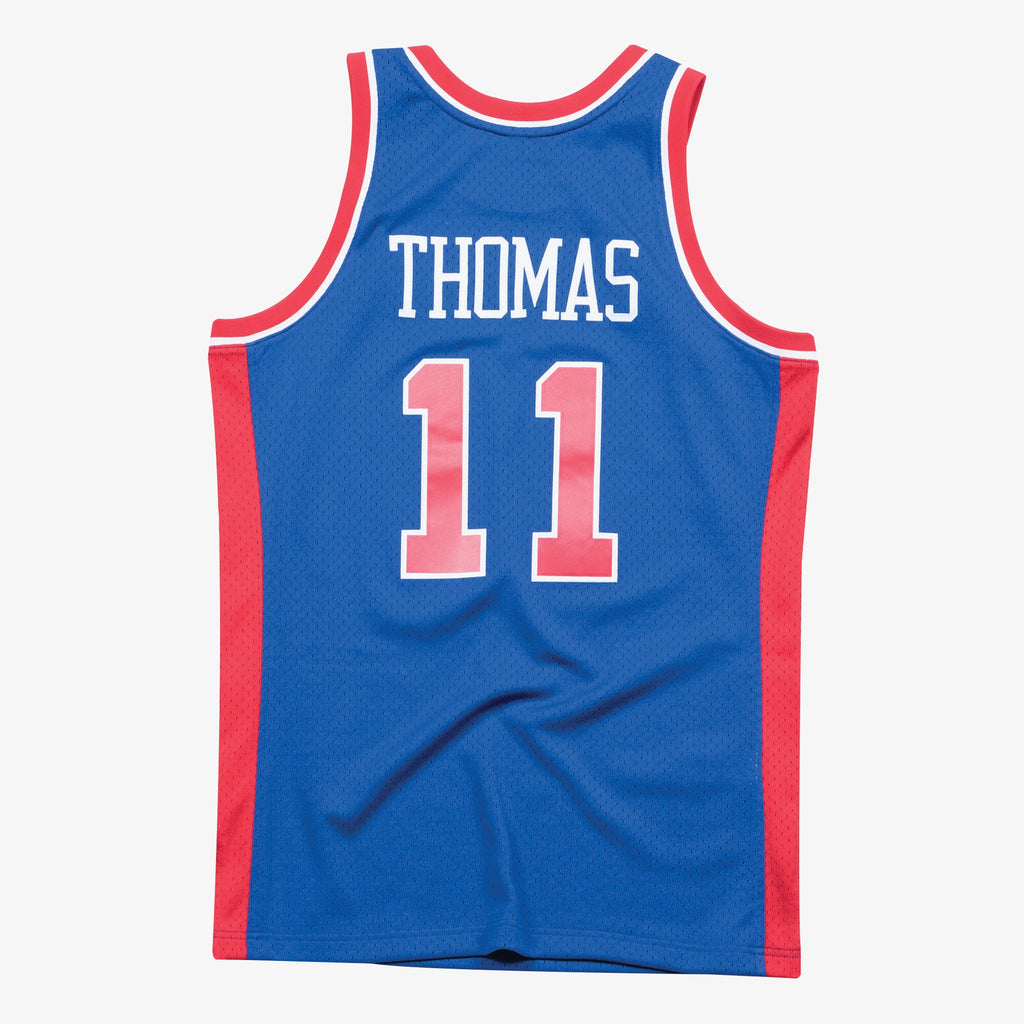 Men's Detroit Pistons Swingman NBA Basketball Jersey Road Isiah Thomas 1988-89 - view 3