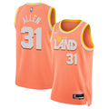 Unisex Jarrett Allen Cleveland Cavaliers 2025/26 City Edition Swingman NBA Basketball Jersey - Orange - view 1