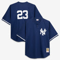 Men's New York Yankees Don Mattingly Navy Cooperstown Collection Big & Tall Mesh Batting Practice MLB Baseball Jersey - view 1