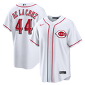 Men's Cincinnati Reds Elly De La Cruz White Home Replica MLB Baseball Jersey - view 1